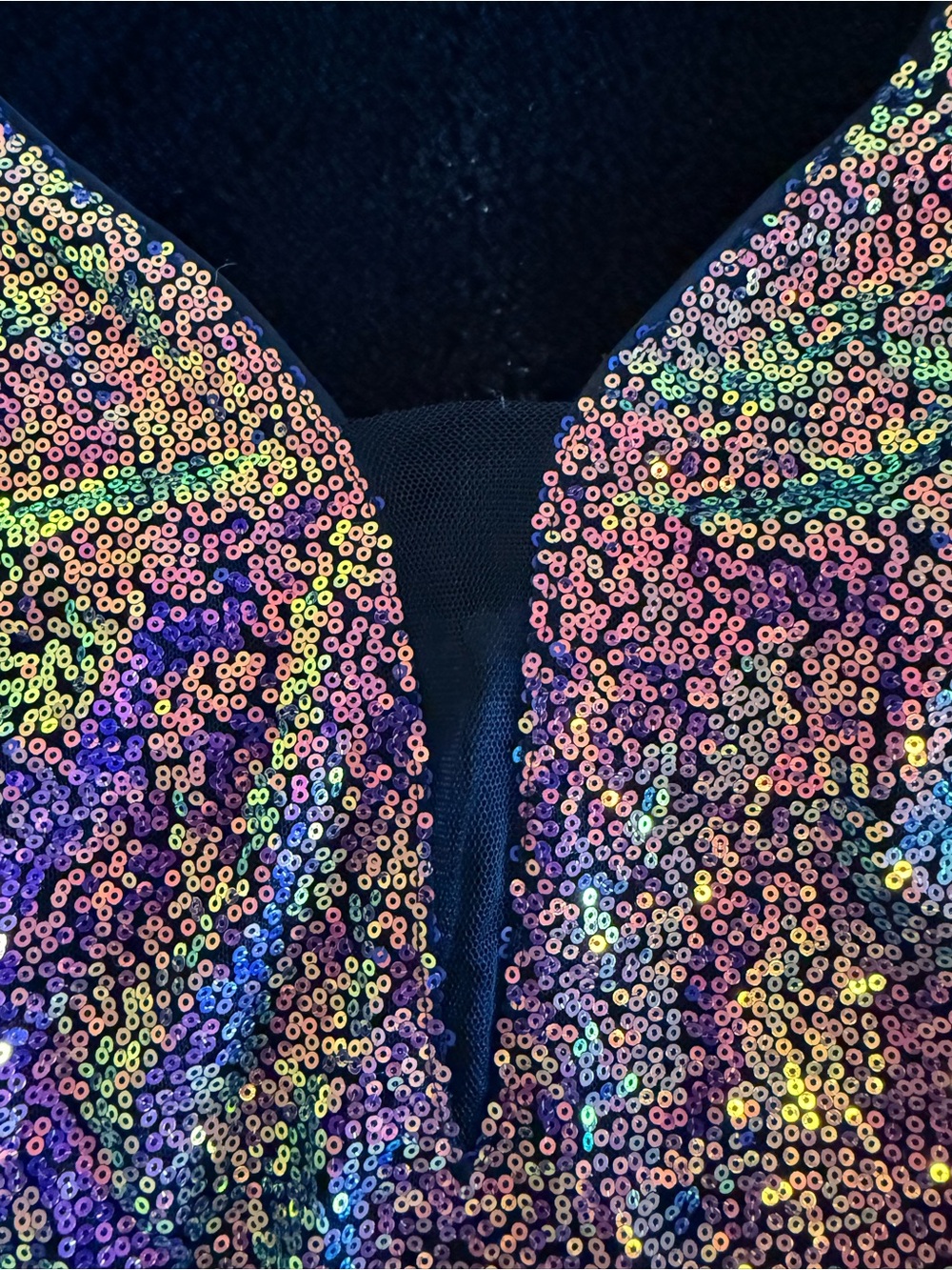 Grace Karin Multicolor Sequin Dance Dress - Picture 2 of 8